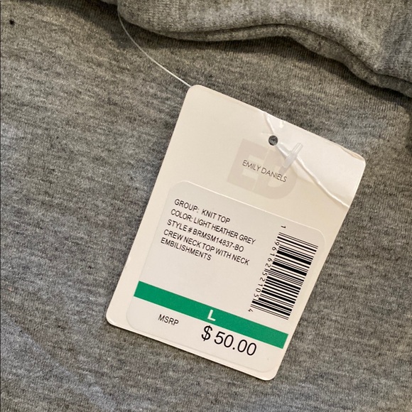 EMILY DANIELS Sweatshirt with bling - Picture 4 of 6